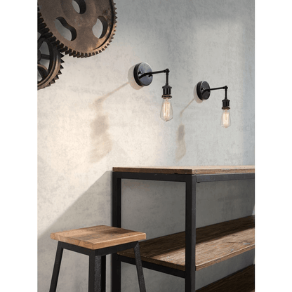 MISERITE | Antique Black Wall Lamp - Disselt Designs