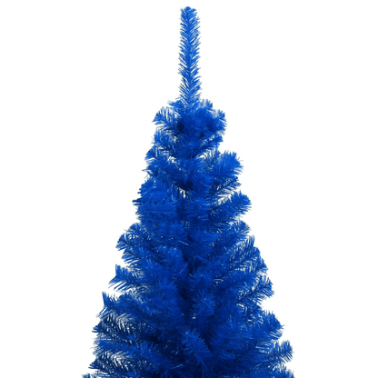 BLUE LIT 8 | Artificial Pre-lit Christmas Tree with Stand Blue 94.5" - Disselt Designs