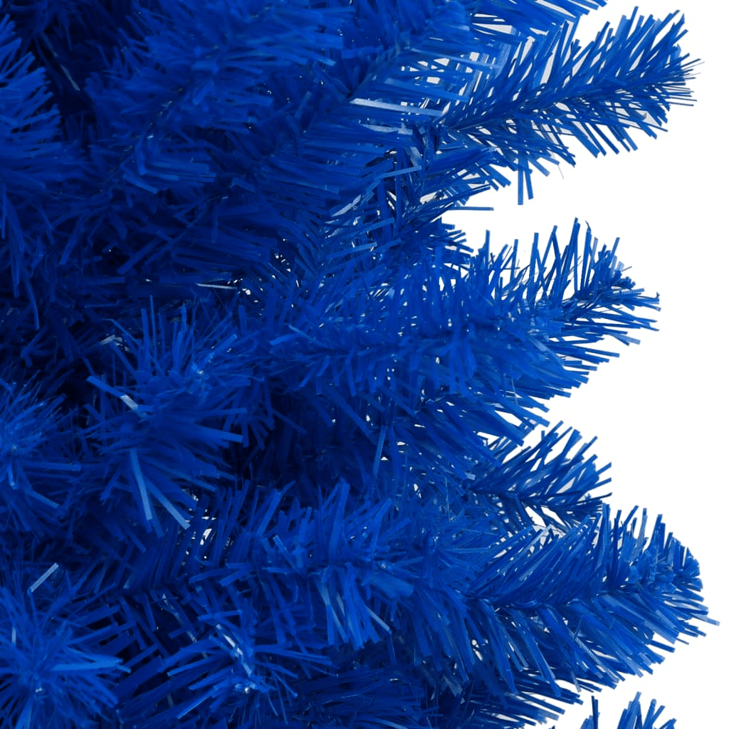 BLUE LIT 8 | Artificial Pre-lit Christmas Tree with Stand Blue 94.5" - Disselt Designs