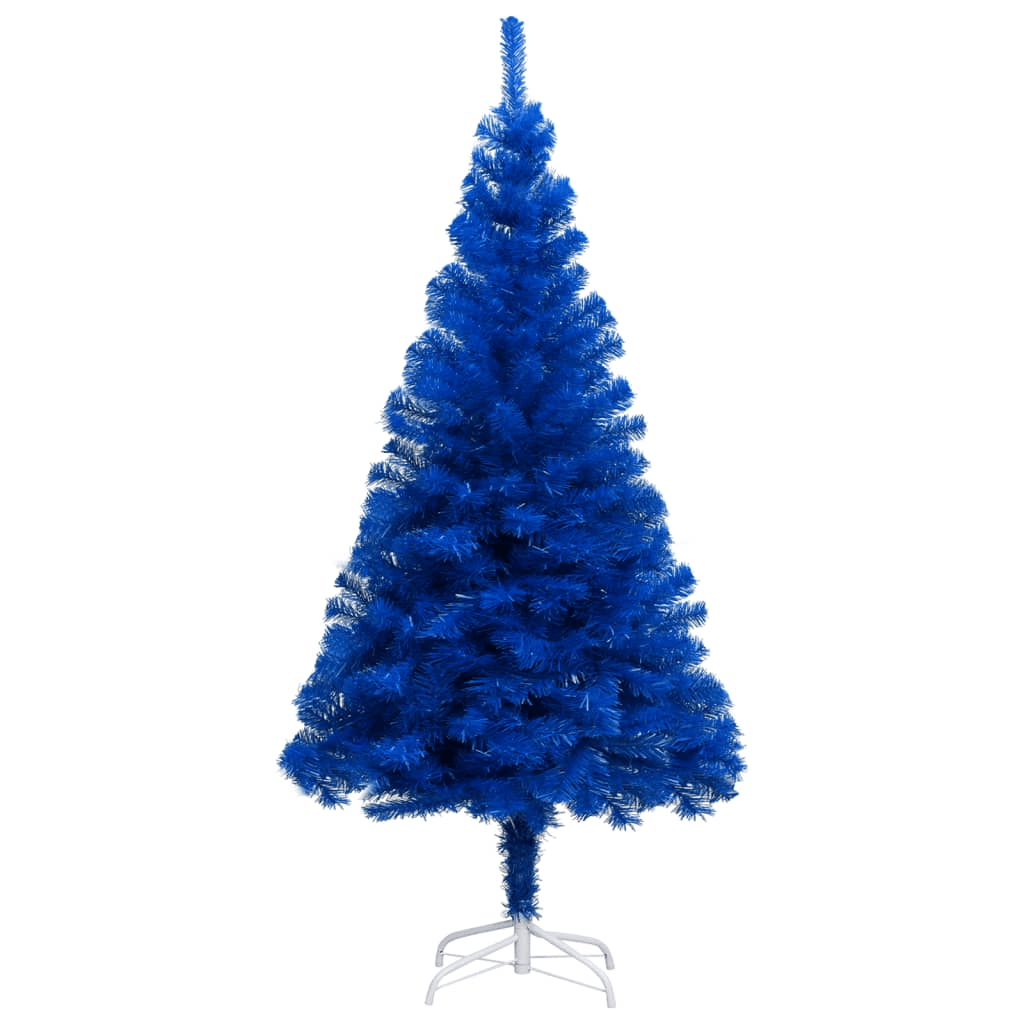 BLUE LIT 8 GOLD | Artificial Pre-lit Christmas Tree with Gold Ball Set 94.5" - Disselt Designs