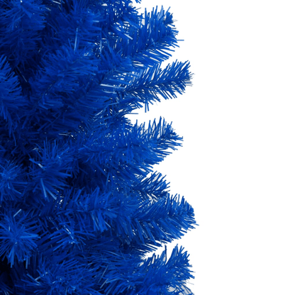 BLUE LIT 7 | Blue Pre-Lit Christmas Tree with Ball Set 82.7" - Disselt Designs