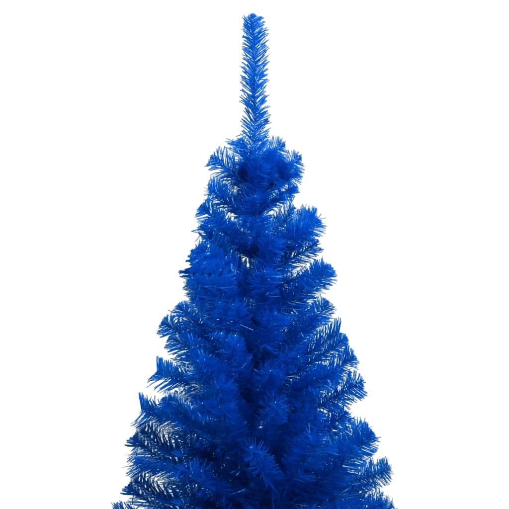 BLUE LIT 7 | Blue Pre-Lit Christmas Tree with Ball Set 82.7" - Disselt Designs