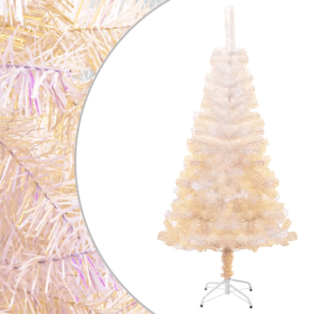 IRI 4 | Artificial Christmas Tree with Iridescent Tips White 4 ft PVC - Disselt Designs