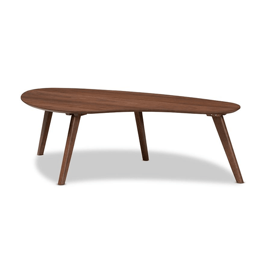 SCARLETTE | Mid-Century Modern Walnut Finished Coffee Table - Disselt Designs