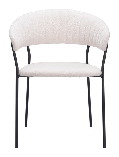 Josephine Dining Chair (Set of 2) Cream - Disselt Designs