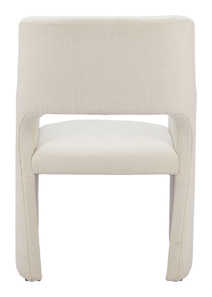Minet Dining Chair Linen White - Disselt Designs
