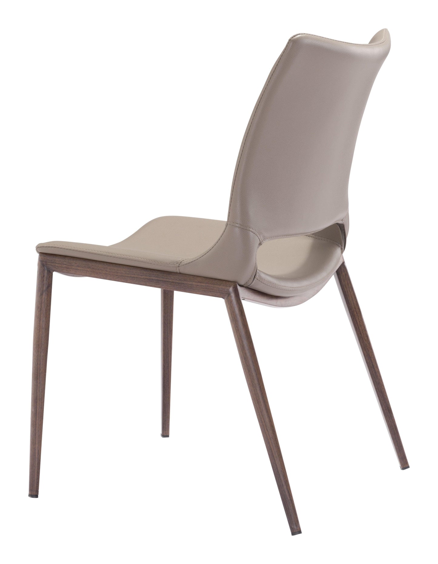 Ace Dining Chair (Set of 2) Brown & Walnut - Disselt Designs