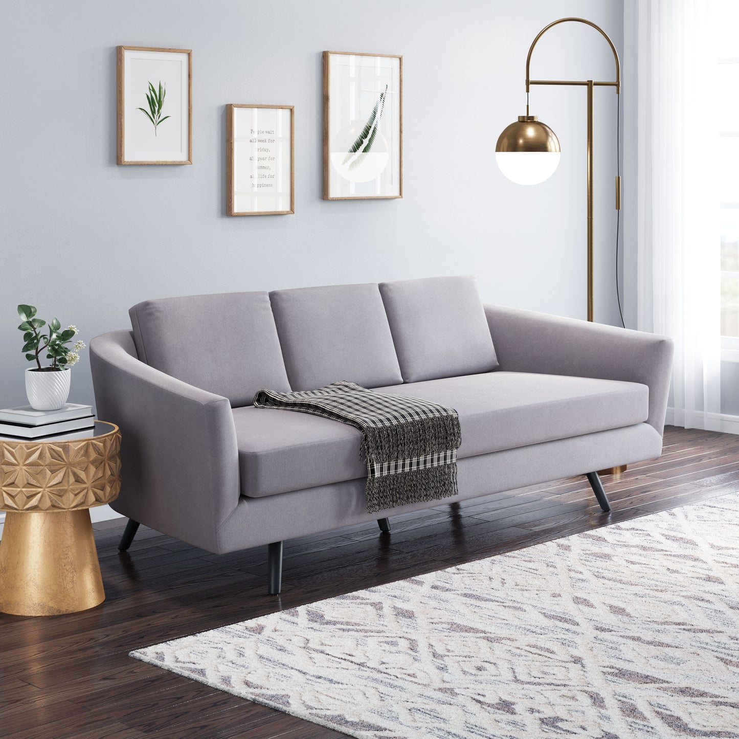 Divinity Sofa Gray - Disselt Designs