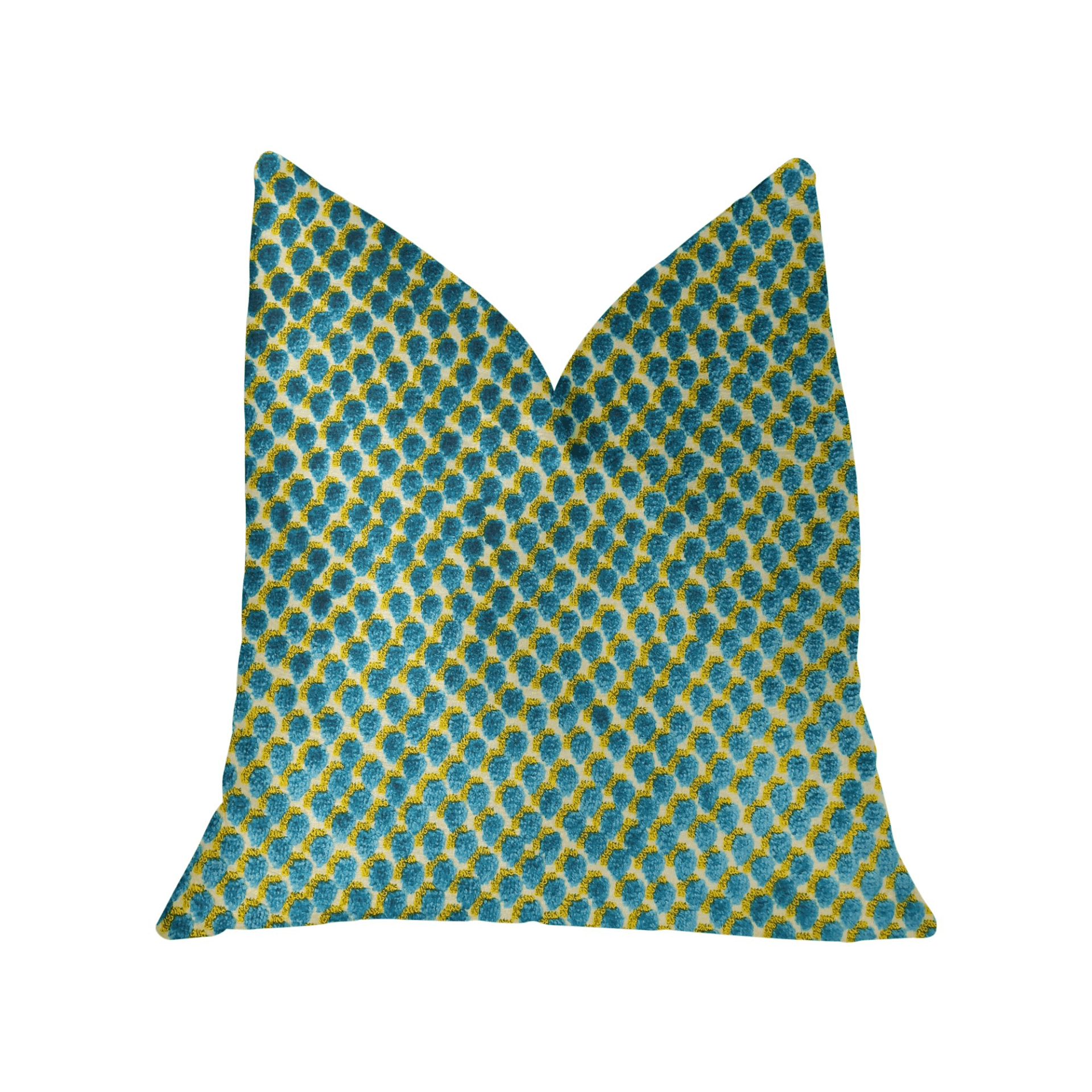 IOTA | Sea Green Turquoise Luxury Throw Pillow - Disselt Designs