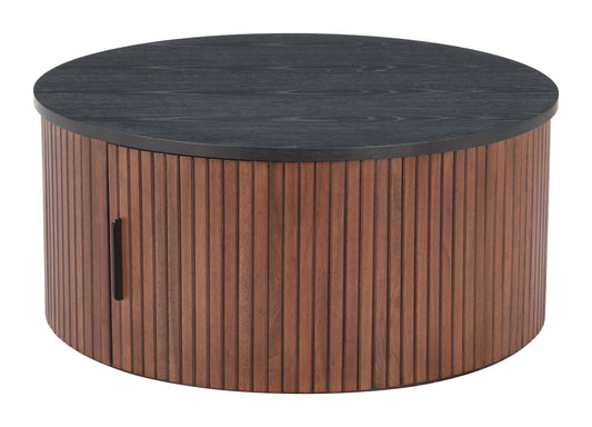 Nejaus Coffee Table Black & Walnut - Disselt Designs