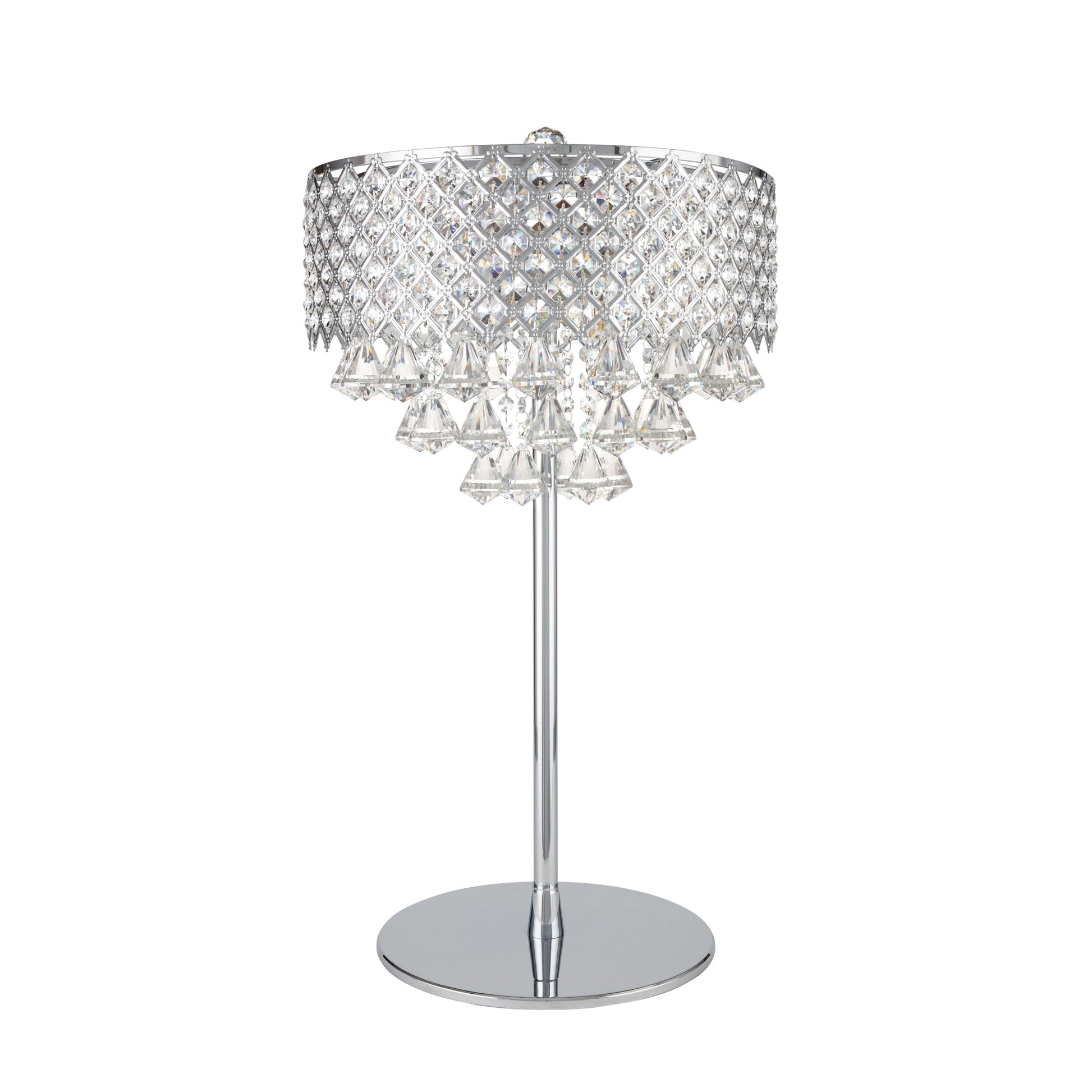 Grand 6 LED Light Table Lamp // Chrome - Disselt Designs