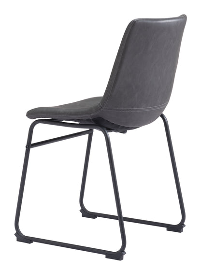 Smart Dining Chair (Set of 2) Charcoal - Disselt Designs