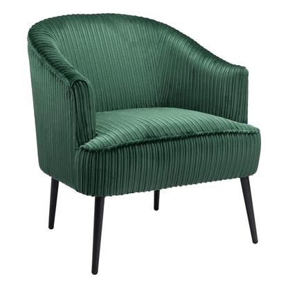 RANIER | Tufted Green Accent Chair - Disselt Designs