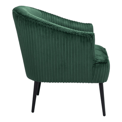 RANIER | Tufted Green Accent Chair - Disselt Designs