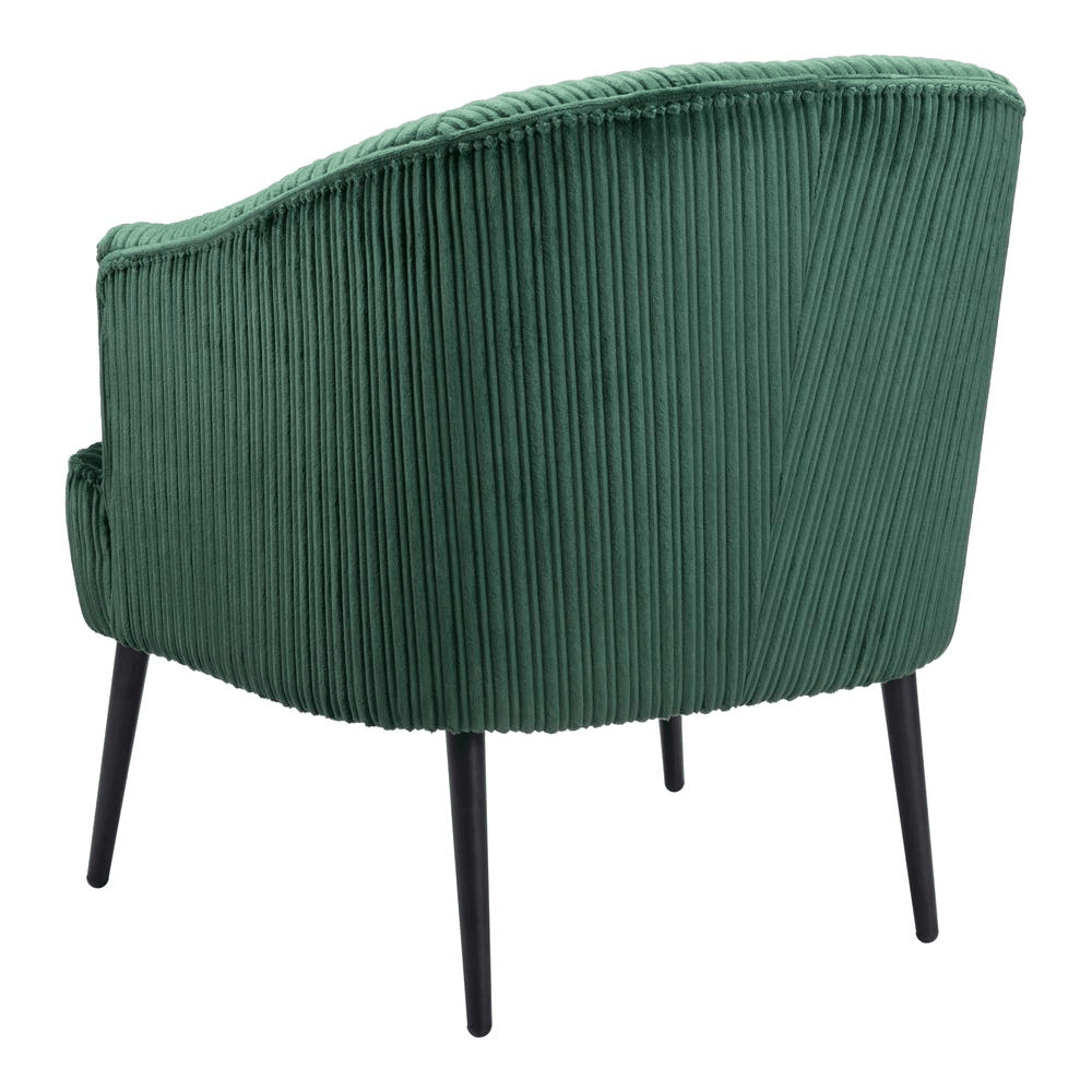 RANIER | Tufted Green Accent Chair - Disselt Designs