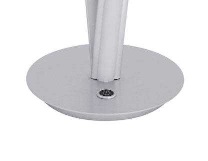 Munich Silver Table Lamp // LED Strip & Touch Dimmer - Disselt Designs