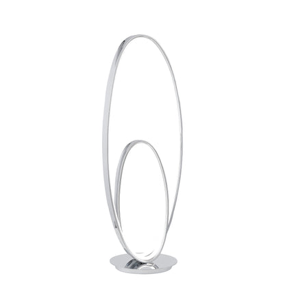 Milan Chrome Table Lamp // LED Strip & Touch Dimmer - Disselt Designs