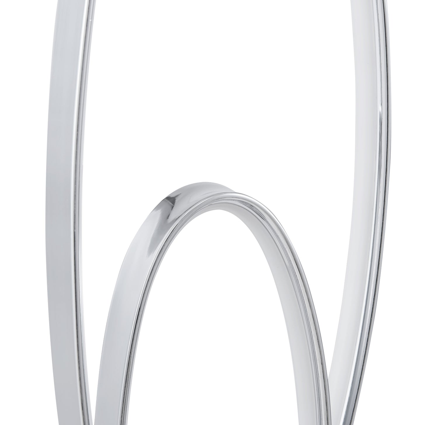 Milan Chrome Table Lamp // LED Strip & Touch Dimmer - Disselt Designs