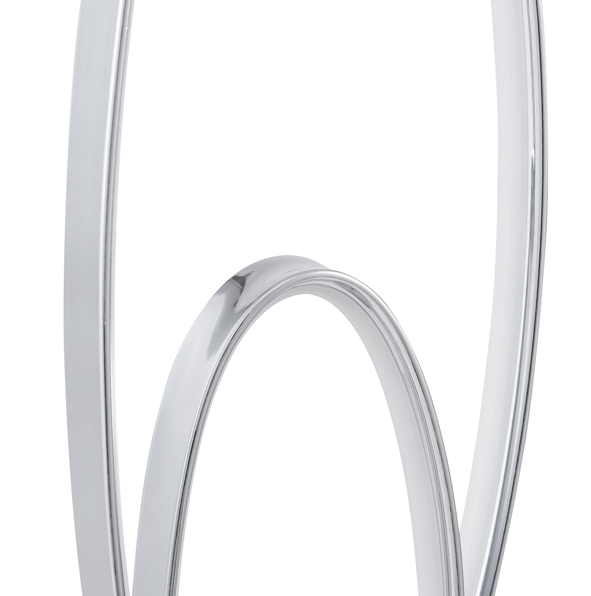 Milan Chrome Table Lamp // LED Strip & Touch Dimmer - Disselt Designs