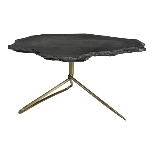 SHERIDAN | Stone and Metal Coffee Table - Disselt Designs