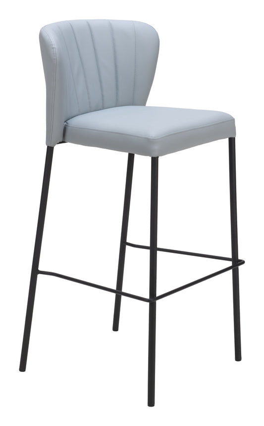 Linz Barstool (Set of 2) Gray - Disselt Designs
