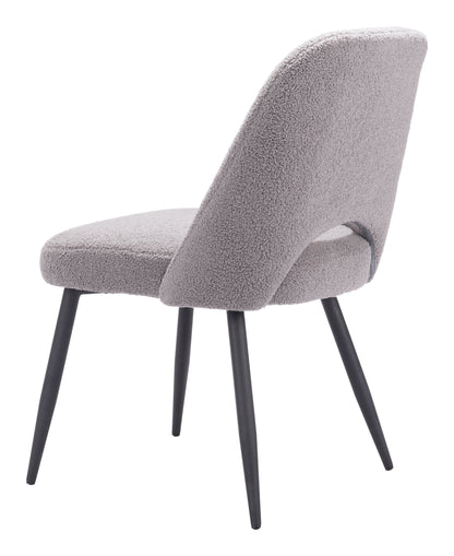 Teddy Dining Chair (Set of 2) Gray - Disselt Designs