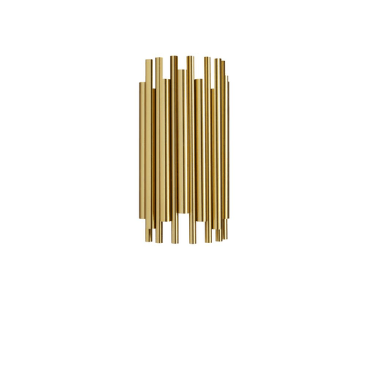 WESLYN 12 | Gold Halogen Wall Light - Disselt Designs