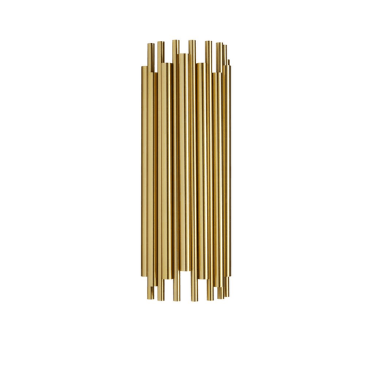 WESLYN 18 | Gold Halogen Wall Light - Disselt Designs