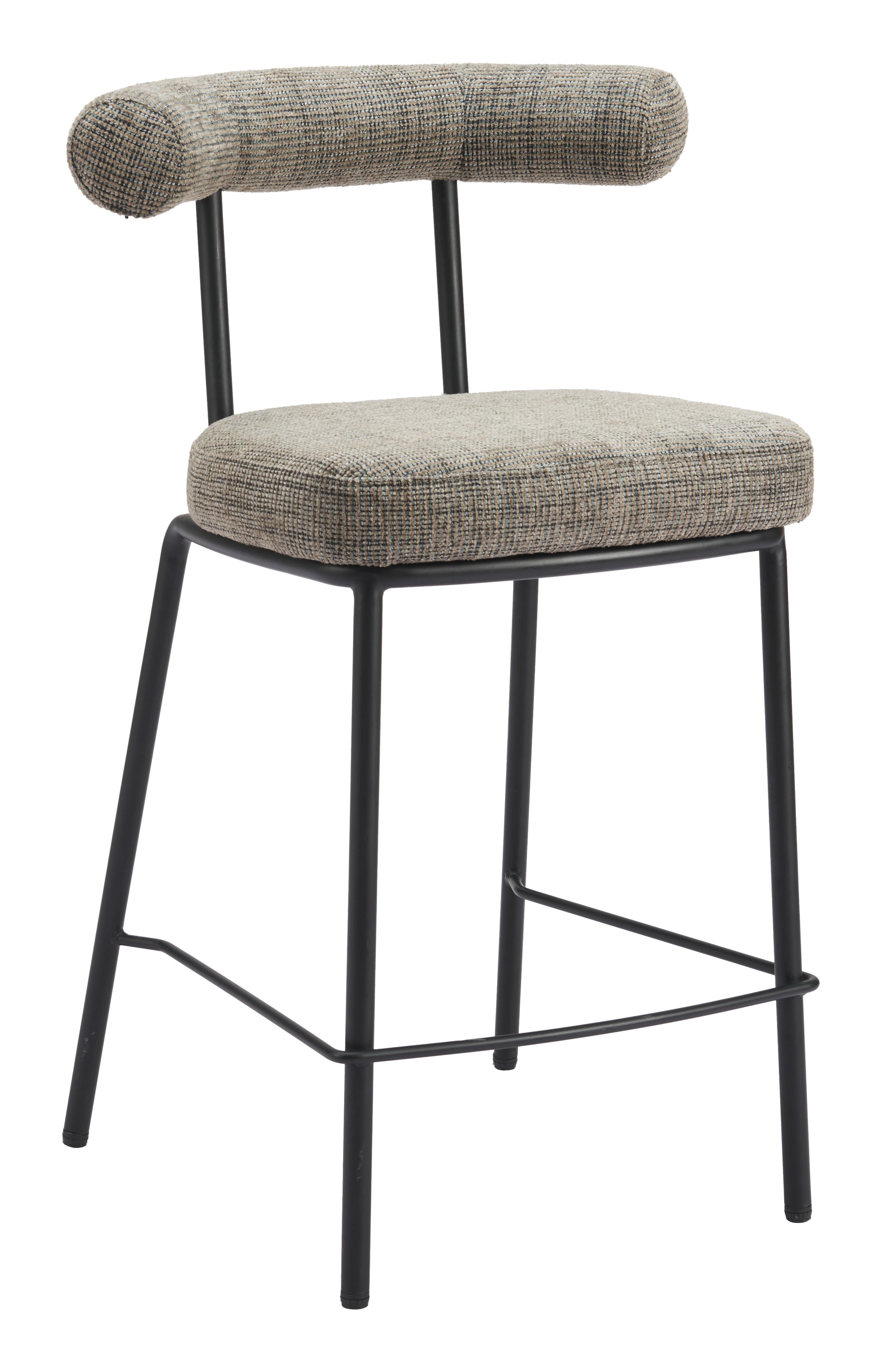 Kede Counter Stool Green Tweed - Disselt Designs