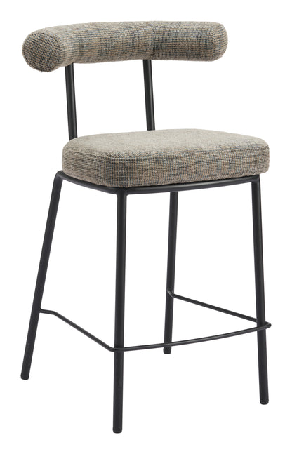 Kede Counter Stool Green Tweed - Disselt Designs