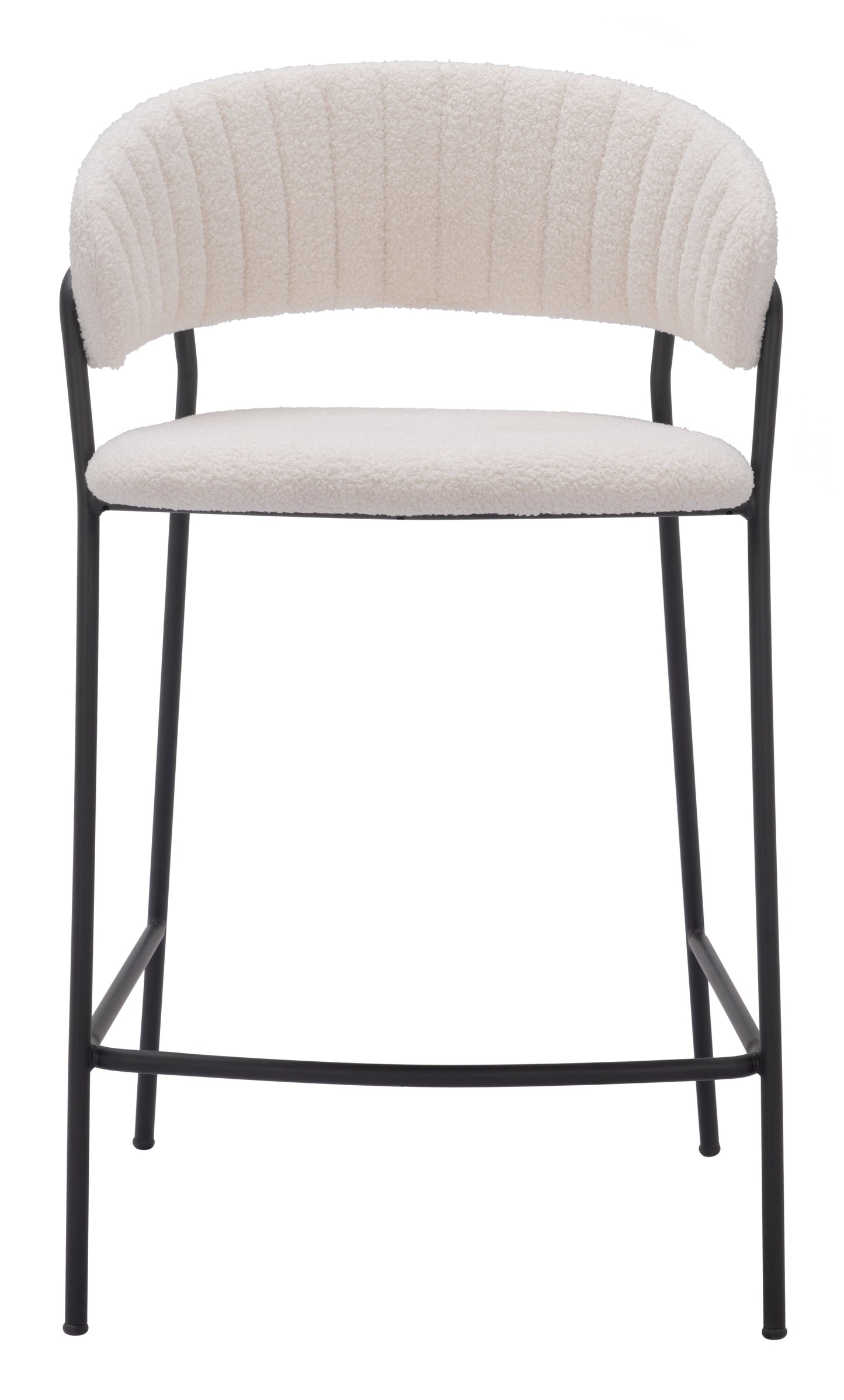 Josephine Counter Stool (Set of 2) Cream - Disselt Designs