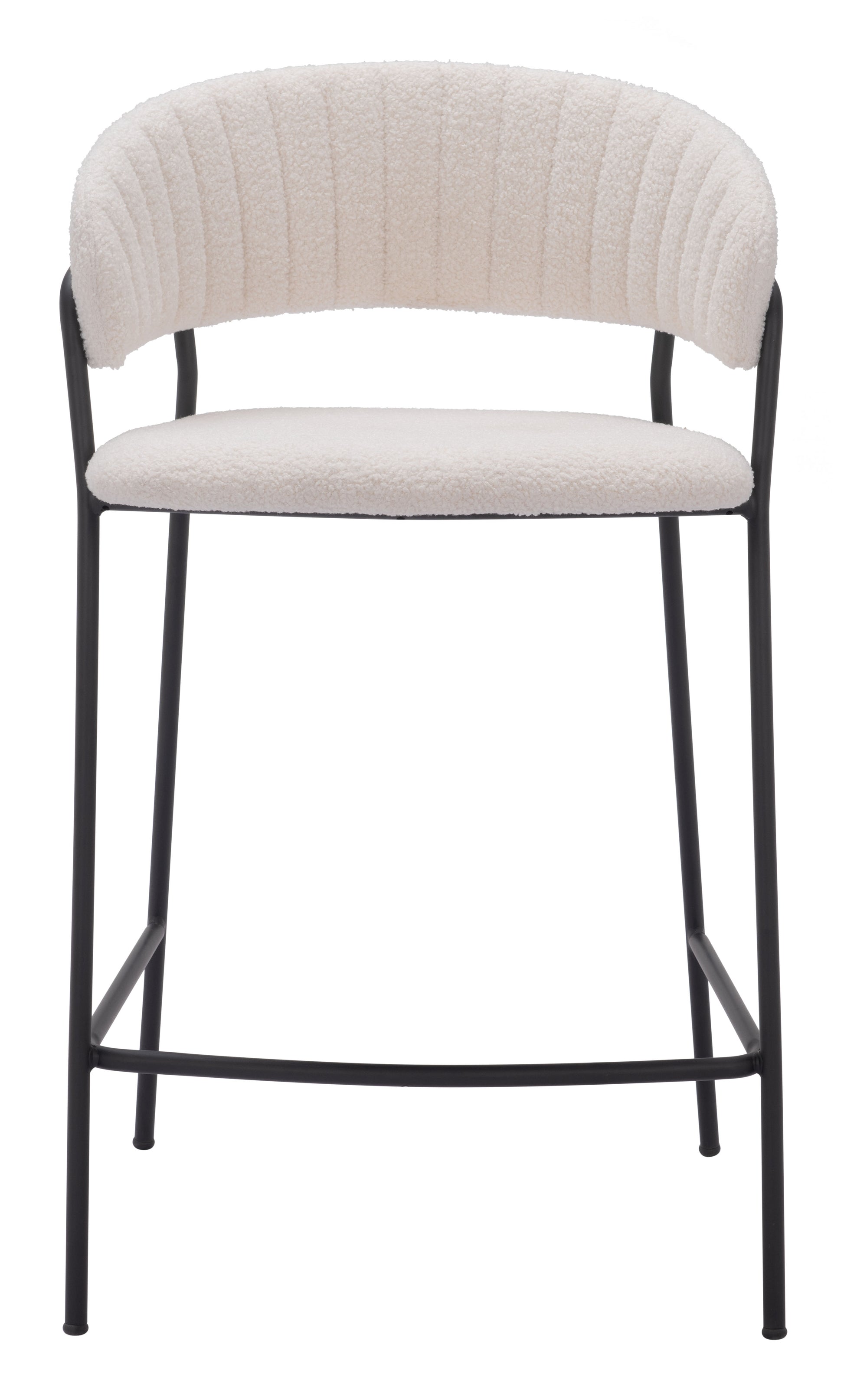Josephine Counter Stool (Set of 2) Cream - Disselt Designs