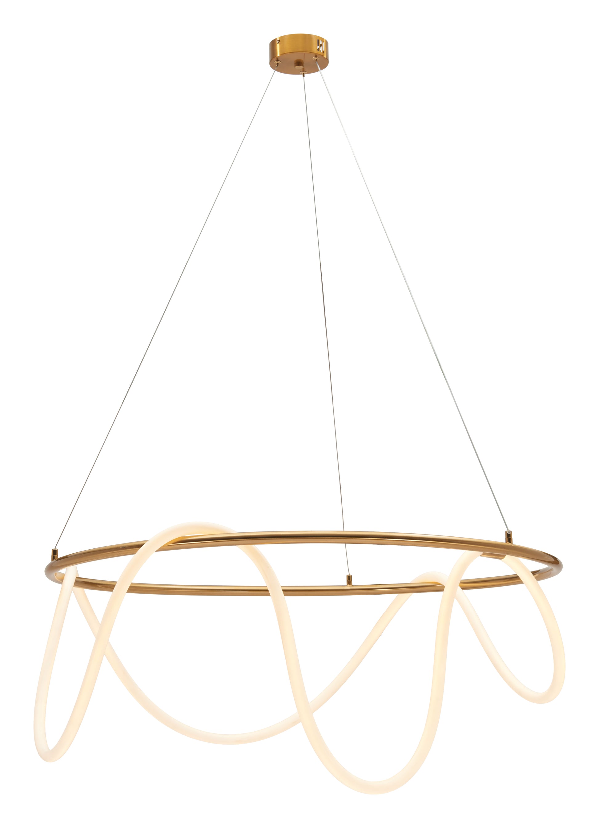 Wiber Ceiling Lamp Brass - Disselt Designs
