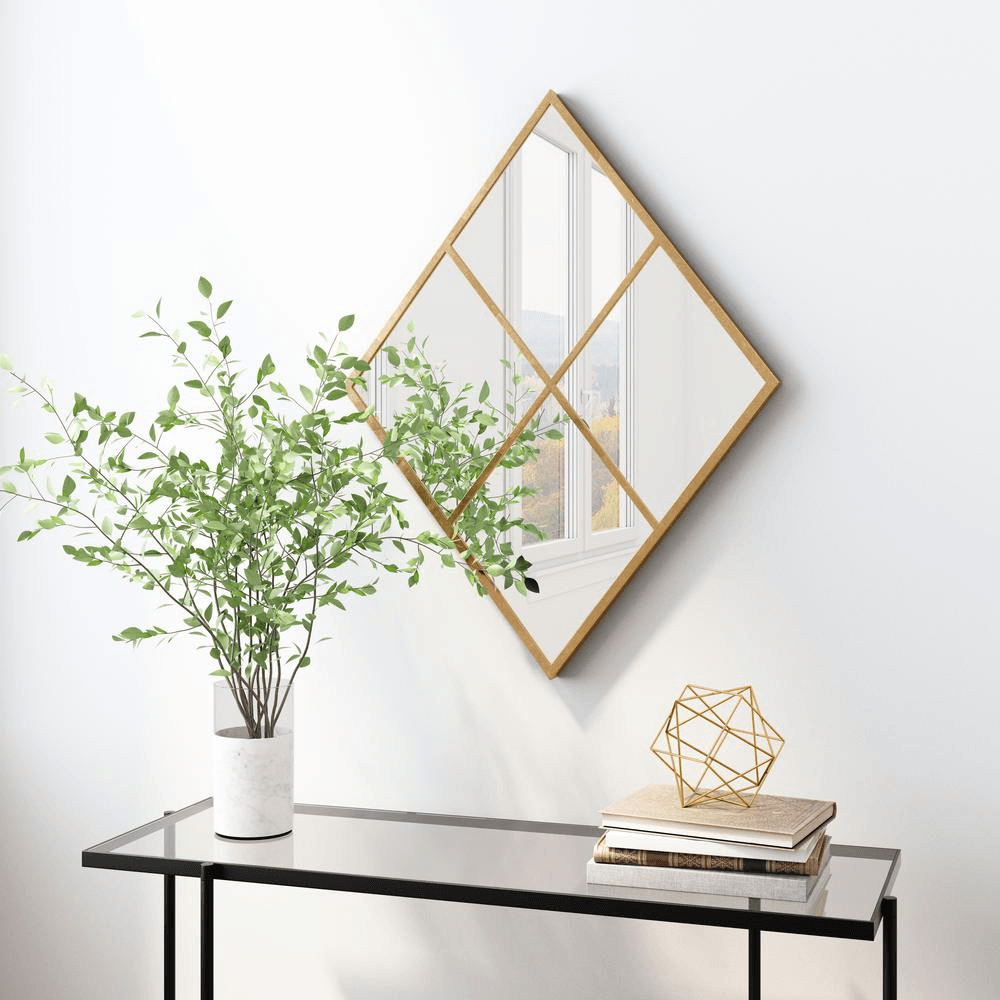 MEO | Geometric Gold Mirror - Disselt Designs