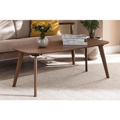 DAHLIA | Mid-Century Modern Walnut Finished Coffee Table - Disselt Designs