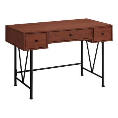 JORDAN | Cherry Finish Computer Desk for Home Office - Disselt Designs