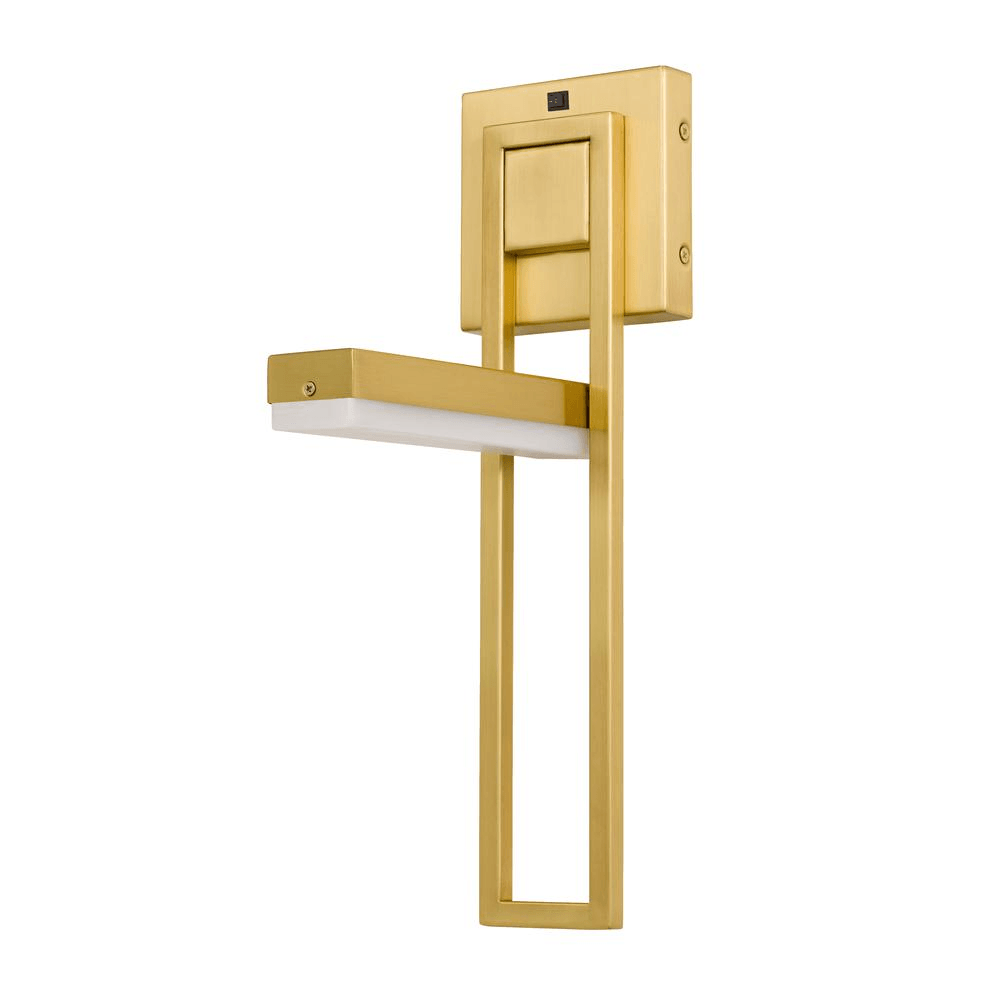 MONTILLA | LED Bedside Gold Wall Sconce - Disselt Designs