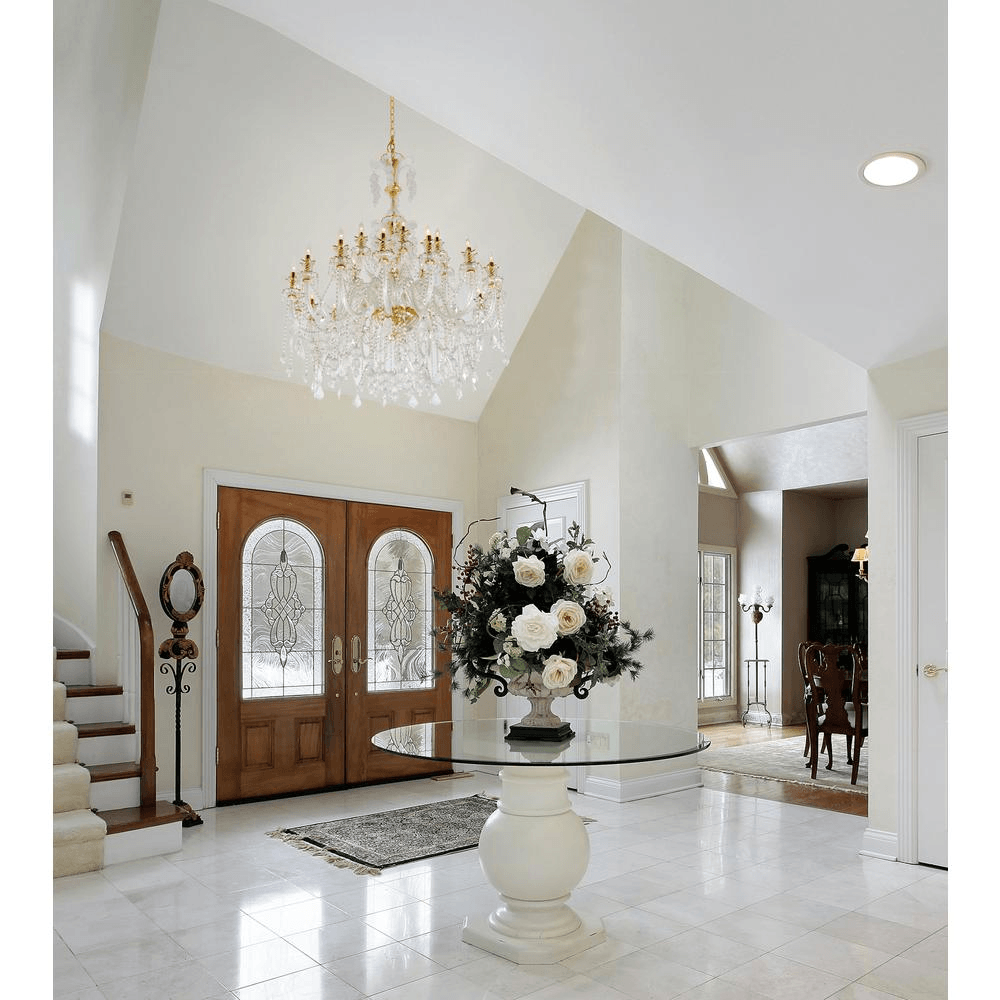 GRAND | 24-Light Crystal Chandelier - Disselt Designs