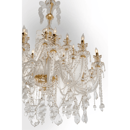 GRAND | 24-Light Crystal Chandelier - Disselt Designs