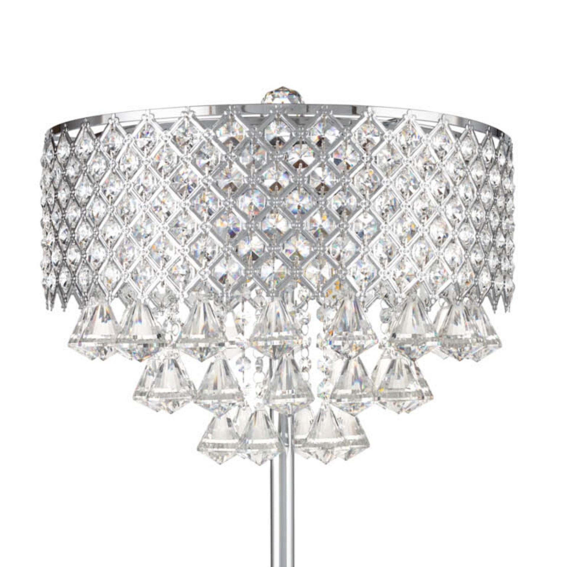 Grand 6 LED Light Table Lamp // Chrome - Disselt Designs