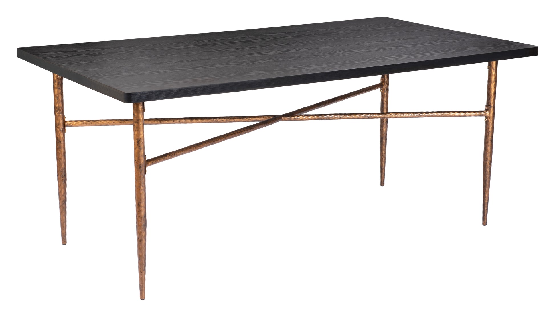 Nida Dining Table Black & Bronze - Disselt Designs