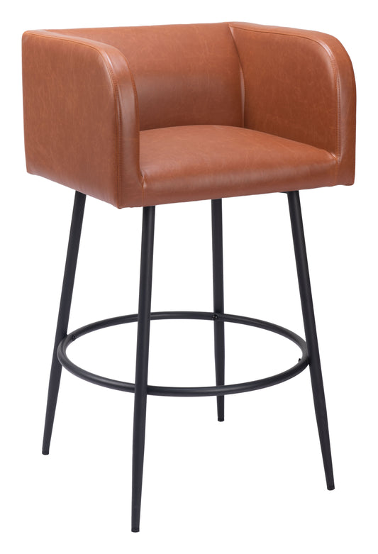 Horbat Barstool (Set of 2) Brown - Disselt Designs