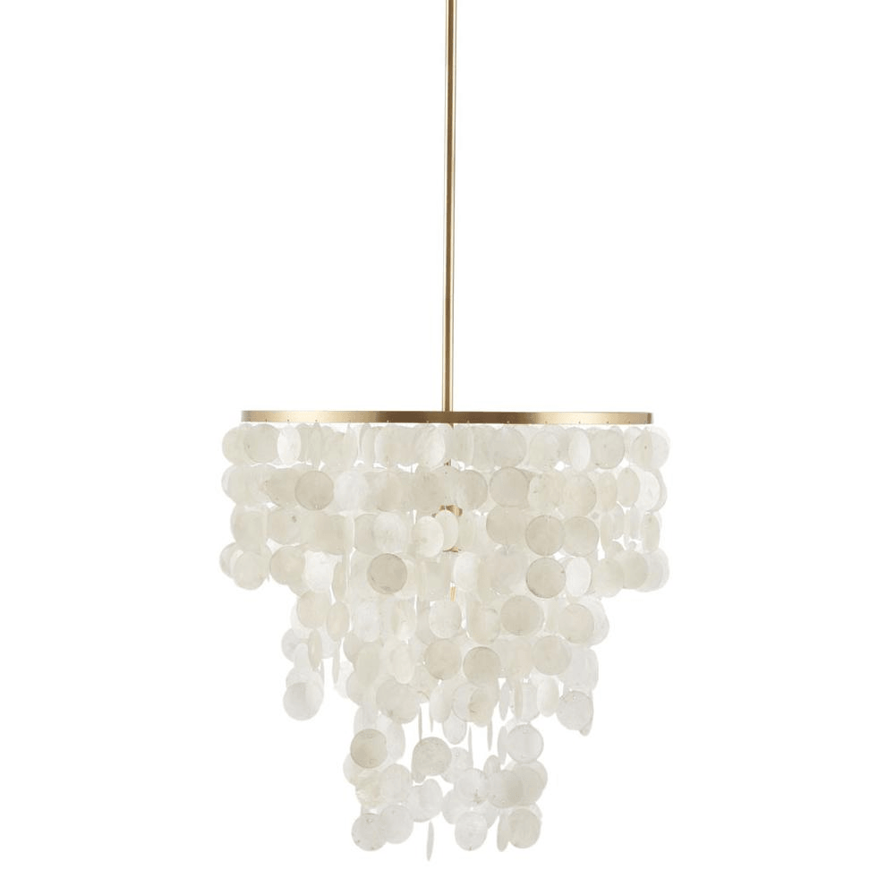 CAPIZ | Layered Shell Chandelier - Disselt Designs