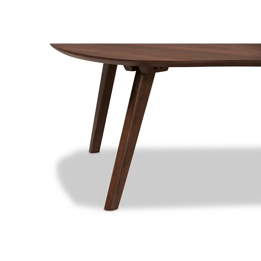 SCARLETTE | Mid-Century Modern Walnut Finished Coffee Table - Disselt Designs