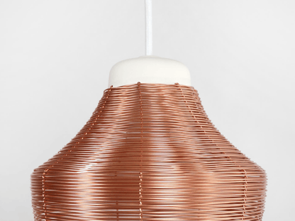 GRASSO / ALTO / LARGO | Handwoven Copper Lamp - Disselt Designs