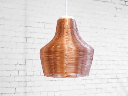 GRASSO / ALTO / LARGO | Handwoven Copper Lamp - Disselt Designs