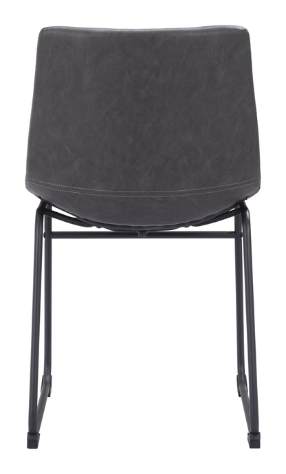 Smart Dining Chair (Set of 2) Charcoal - Disselt Designs