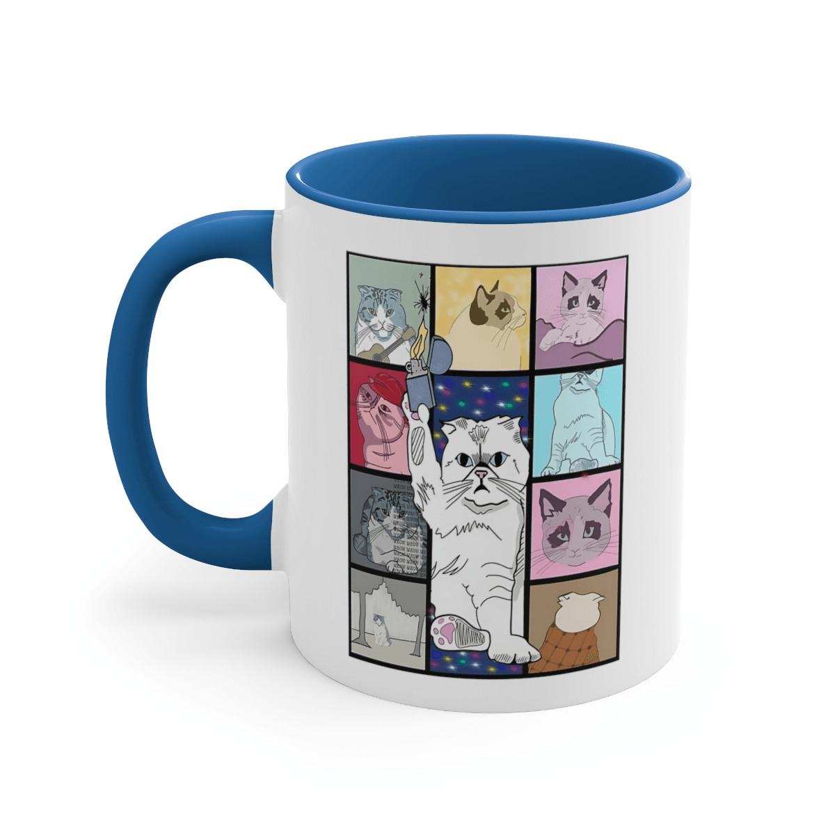 Coffee Mug, 11oz - Cats Eras Tour Taylors Version for Swiftie Fans Gift - Disselt Designs