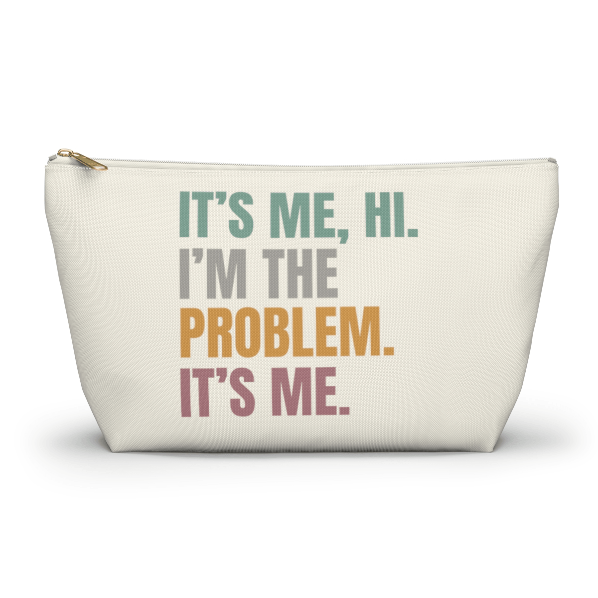 Taylor Travel/Cosmetic Bag w T-bottom -- IT'S ME, HI... - Disselt Designs