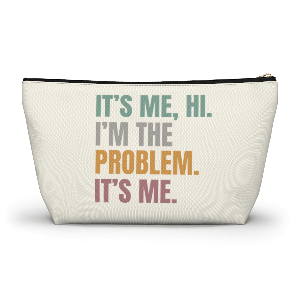 Taylor Travel/Cosmetic Bag w T-bottom -- IT'S ME, HI... - Disselt Designs